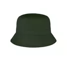 Панама с логотипом зелена