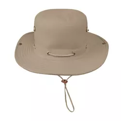 Панама бежового кольору з бавовни з логотипом