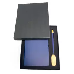 Набір блокнот, ручка, USB еко в коробці