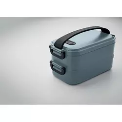 Стильний брендований ланчбокс на  2 відділення