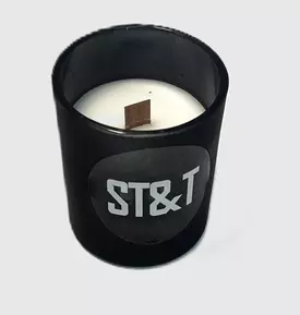 Свічка з логотипом  чорна купити