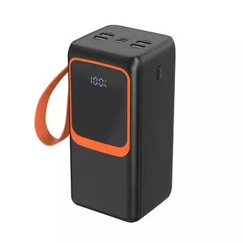 Повербанк ULTRA 50 000 mAh із LED-дисплеєм, вбудованим ліхтариком та кабелем (USB QC4.0 + USB-C PD22.5W)