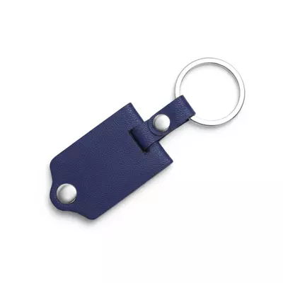 Шкіряний брелок з логотипом компанії