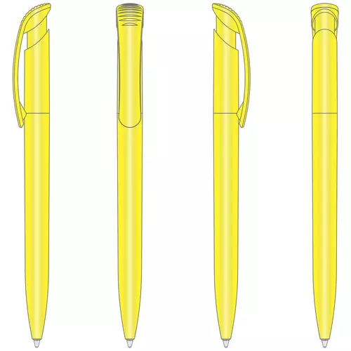 Ручка пластикова Clear, Ritter Pen 6