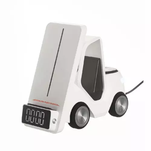 Беспроводное зарядное устройство DriveCharge с электронными часами, 15W Darlings
