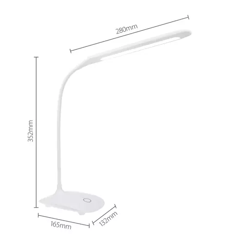Настольная гибкая LED-лампа со встроенным аккумулятором 4