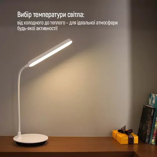 Настільна LED лампа гнучка 360 із вбудованим акумулятором 11