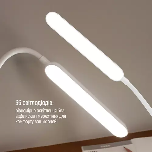 Настільна LED лампа гнучка 360 із вбудованим акумулятором 14