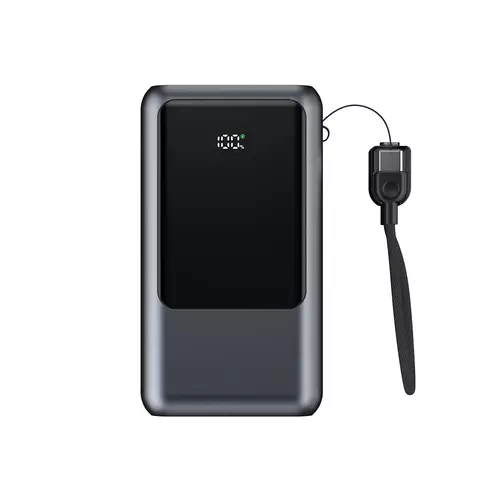 Повербанк 20 000 mAh із LED-дисплеєм та кабелем (Х2 USB-C + USB-A) (USB QC4.0 + USB-C PD22.5W) 2