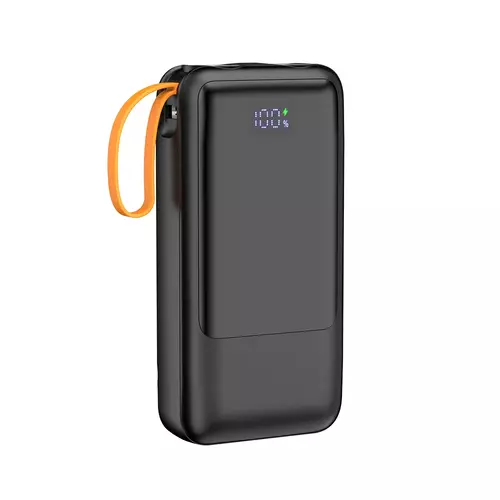 Повербанк 20 000 mAh із LED-ліхтариком та вбудованим кабелем (USB-C + USB-A + Lightning + Micro USB) (USB QC4.0 + USB-C PD22.5W) 2